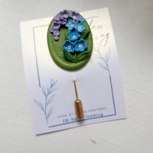 Handcrafted brooch