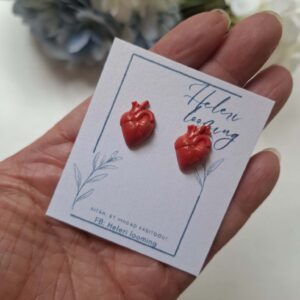 Handcrafted earrings "Heart"