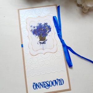 Õnnitluskaart rahataskuga