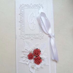 Congratulation card with a money pocket.