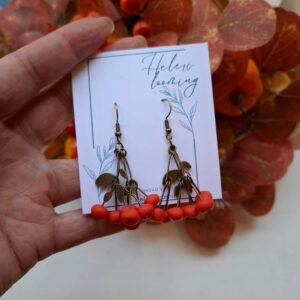 Handmade earrings from fimo clay