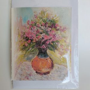 Õnnitluskaart "Vaasitäis ilu"