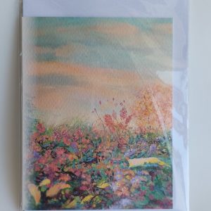 Õnnitluskaart "Lilleline aas"