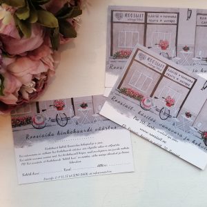 Kinkekaart valitud summas