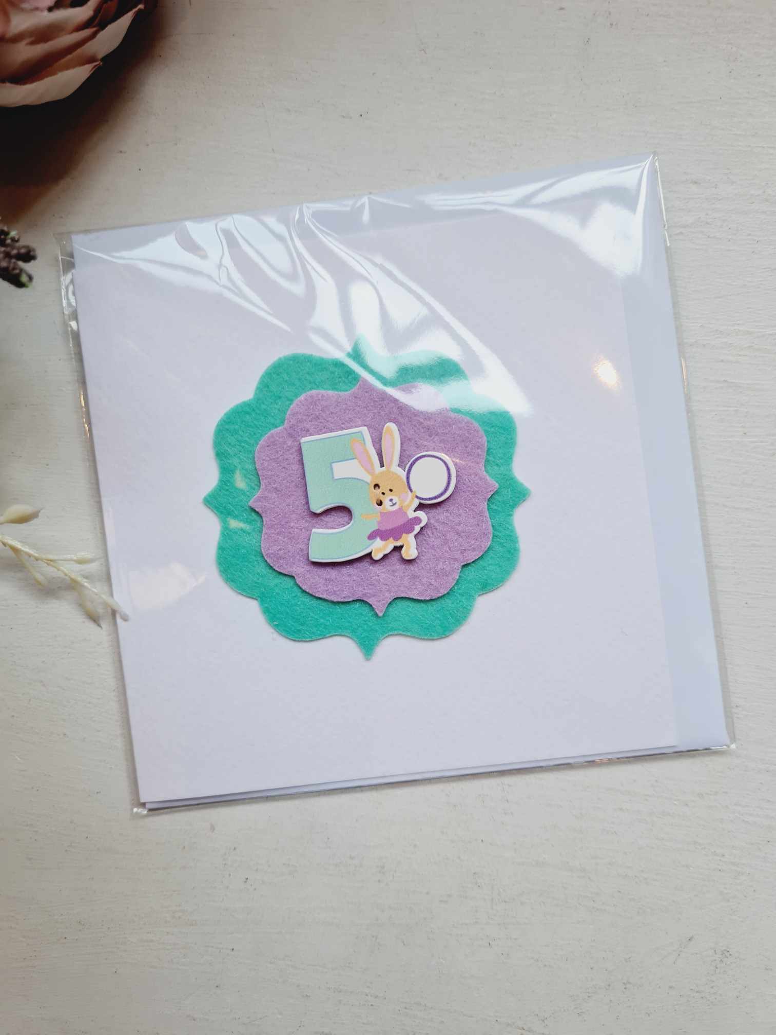 Õnnitluskaart "nr 5", jänes