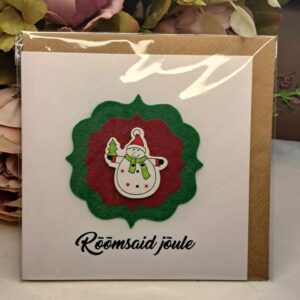 Jõulukaart "Rõõmsaid jõule"