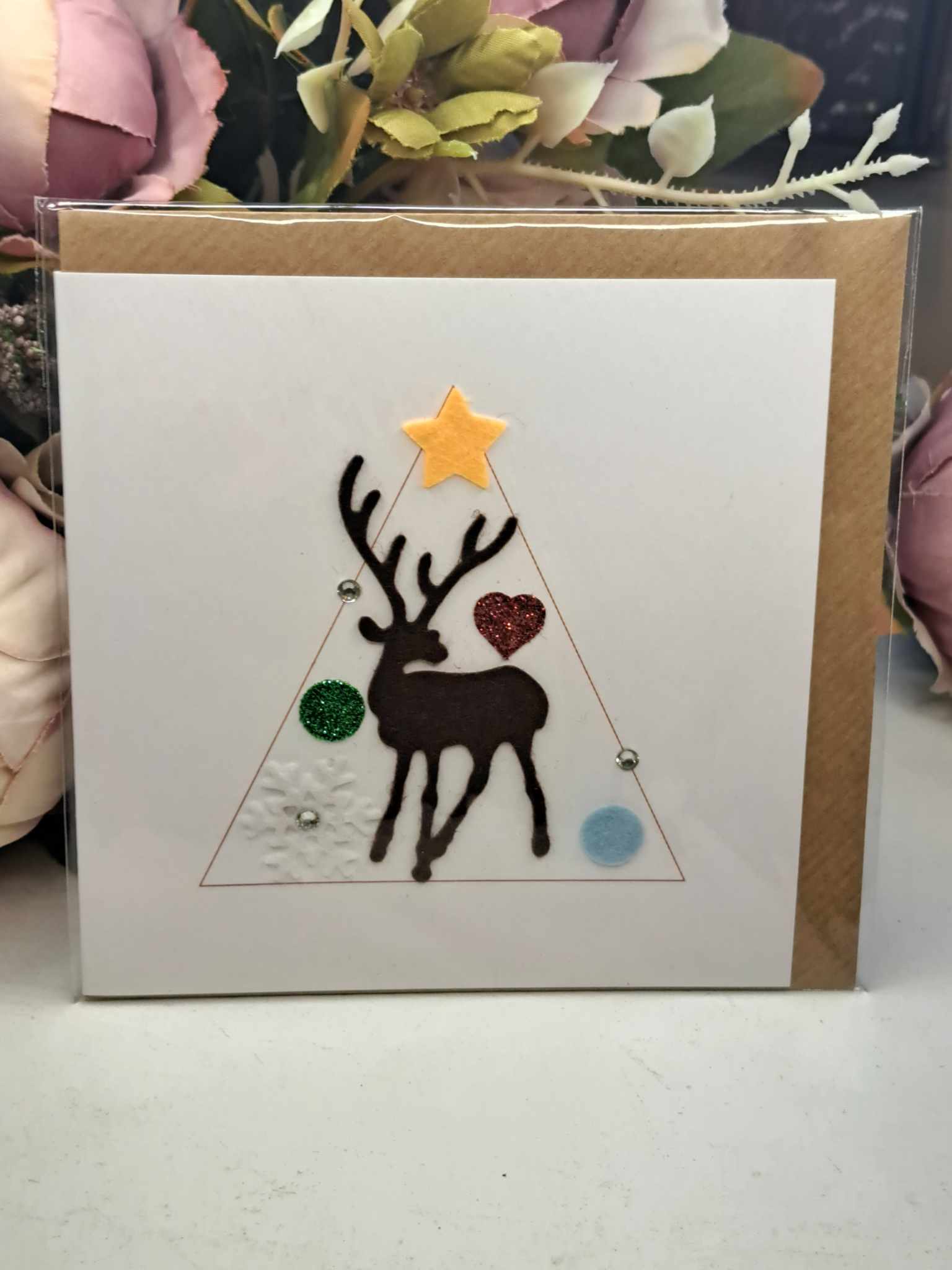 Jõulukaart "Põhjapõder"