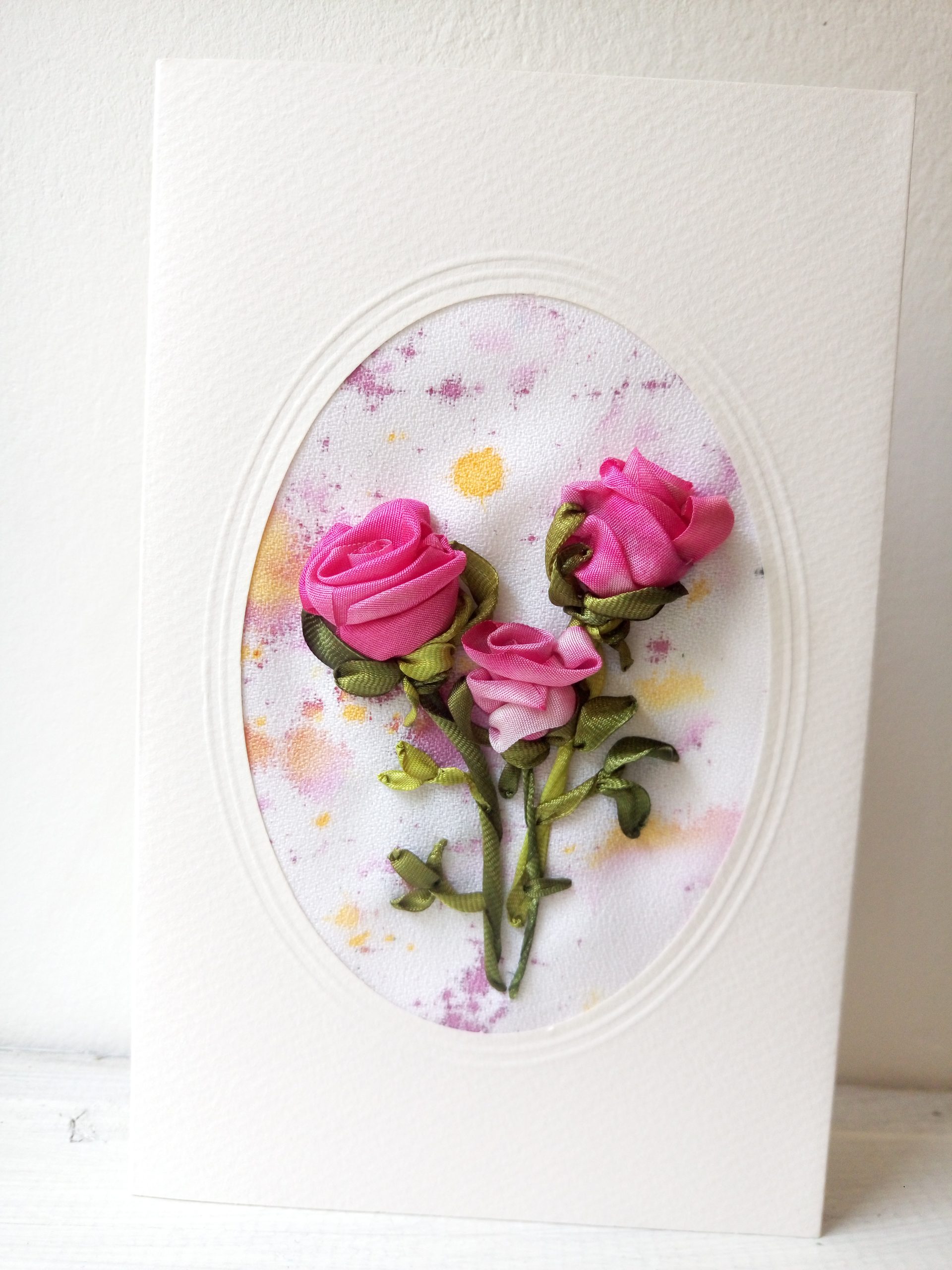 Paeltikandis valminud rahatasku "Kolm roosi"