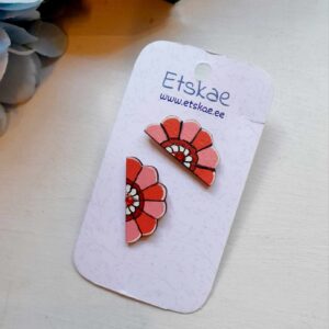 Stiilsed kõrvarõngad "Lehvikud"