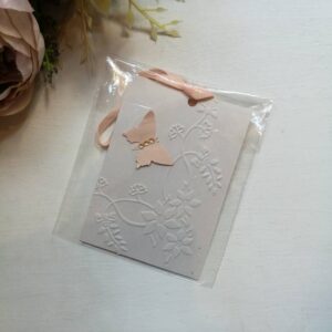 Pakikaart "Roosa liblikas"