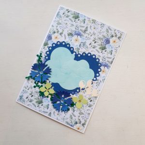Õnnitluskaart "Lilledes tita"