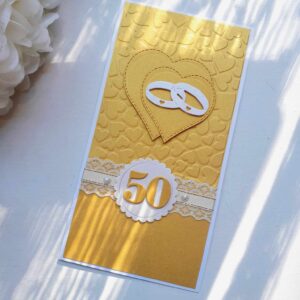 Kuldne pulmakaart "50", kuldpulmaks