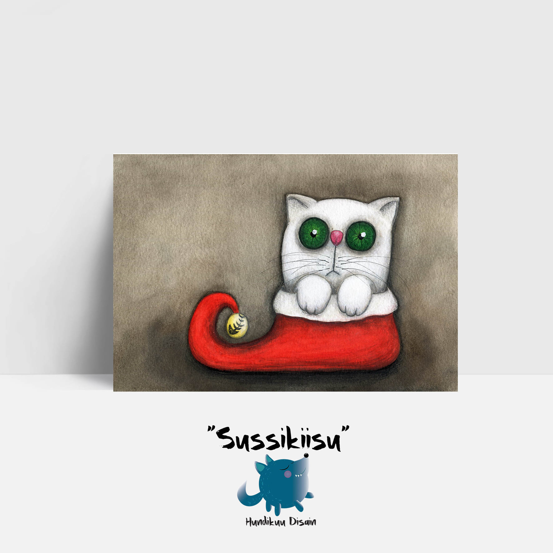 Jõulukaart "Sussikiisu"