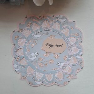 Õnnitluskaart tähtpäevaks "Palju õnne!", linnukestega