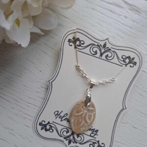 Kaunis keraamiline kaelakee "Mandala"