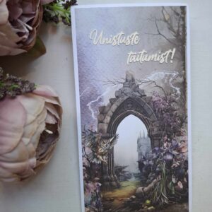Õnnitluskaart rahataskuga "Öökull"- "Unistuste täitumist!"