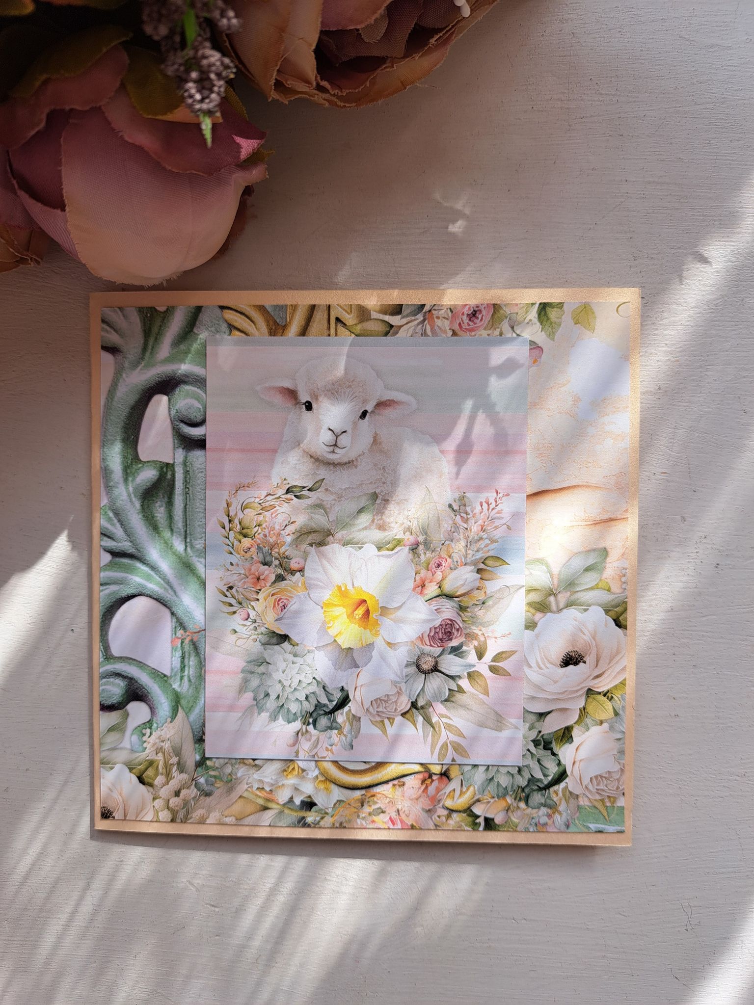 Õnnitluskaart munadepühadeks "Tall"