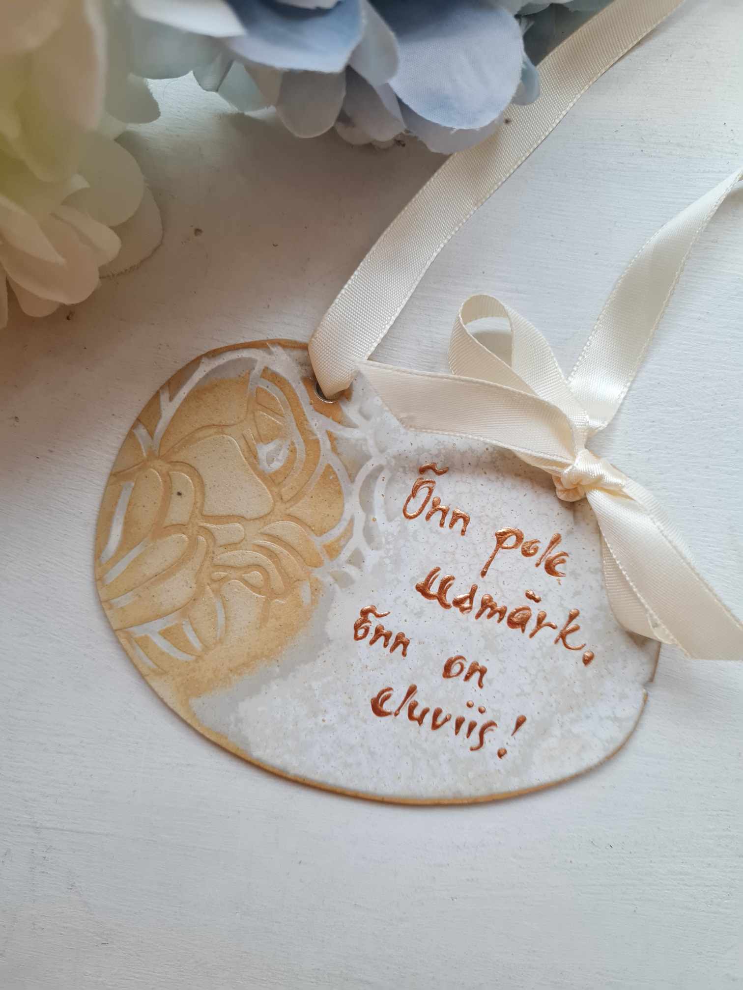 Keraamiline silt "Õnn pole eesmärk.."