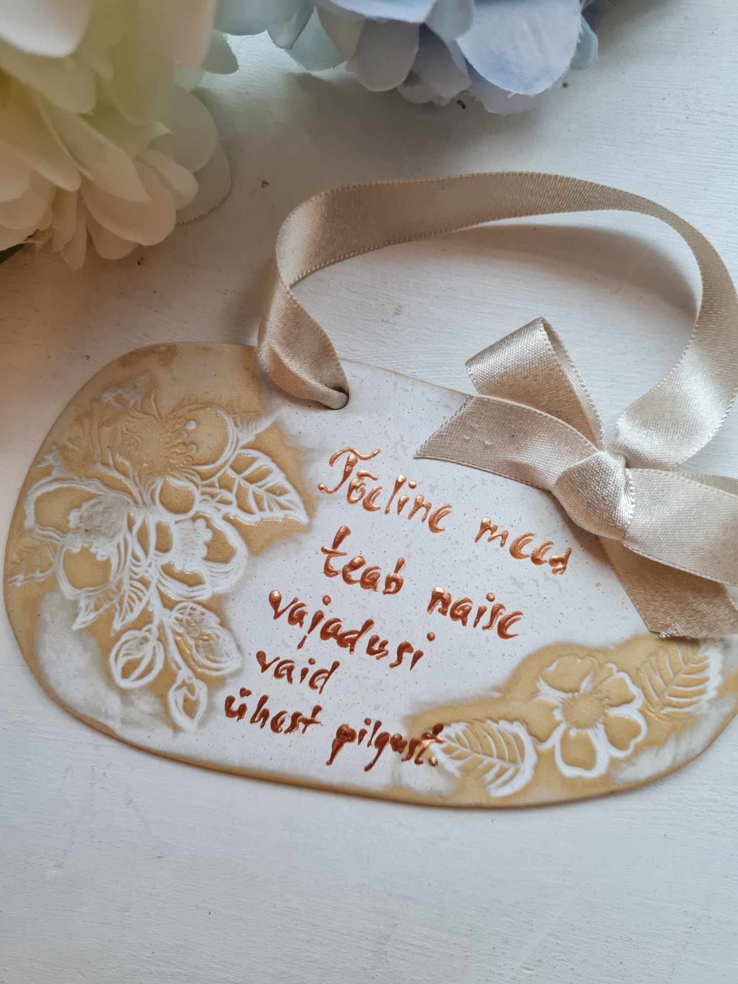 Keraamiline silt "Tõeline mees.."