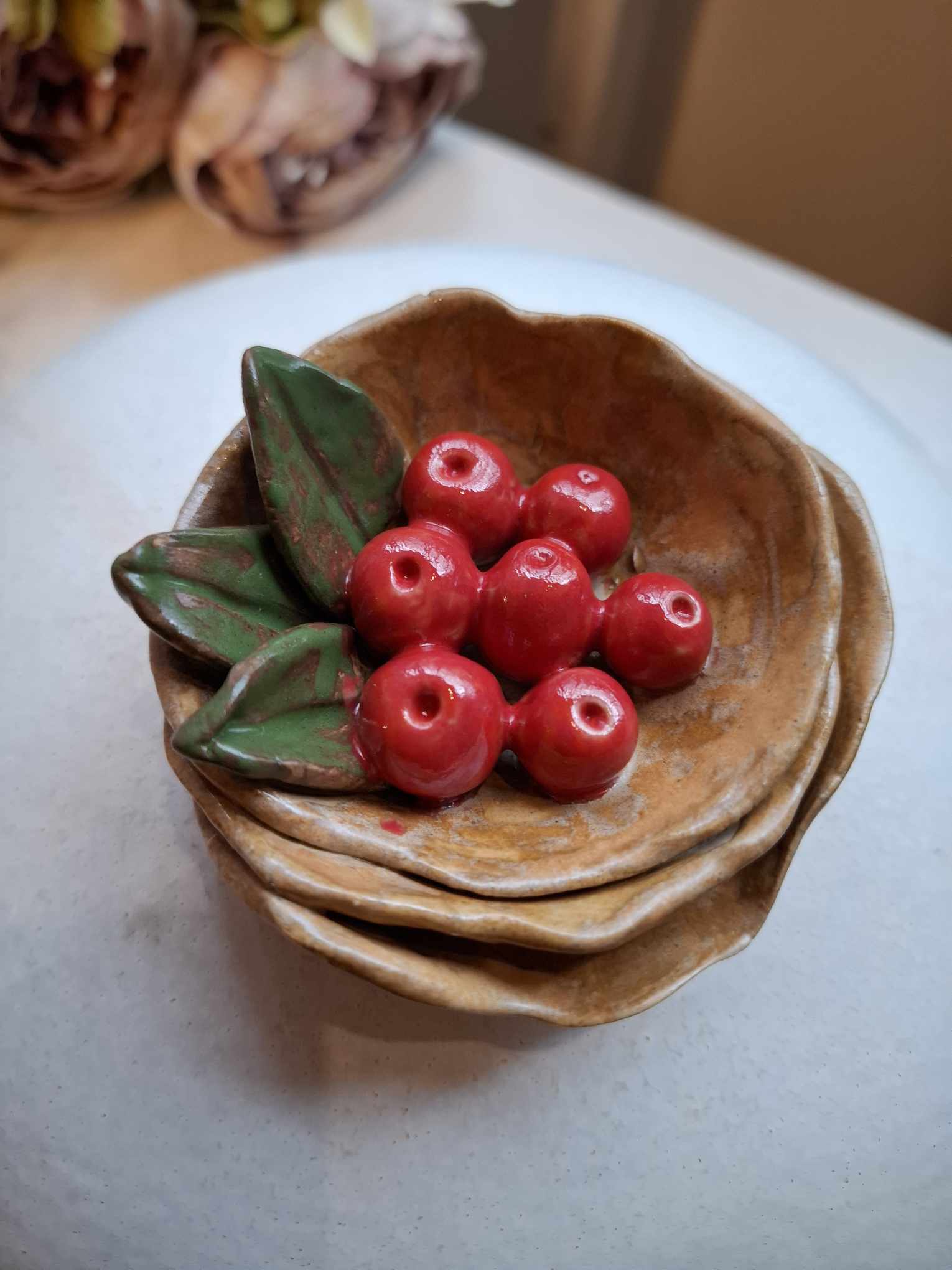 Keraamiline pannkoogitirin "Magusad kirsid"