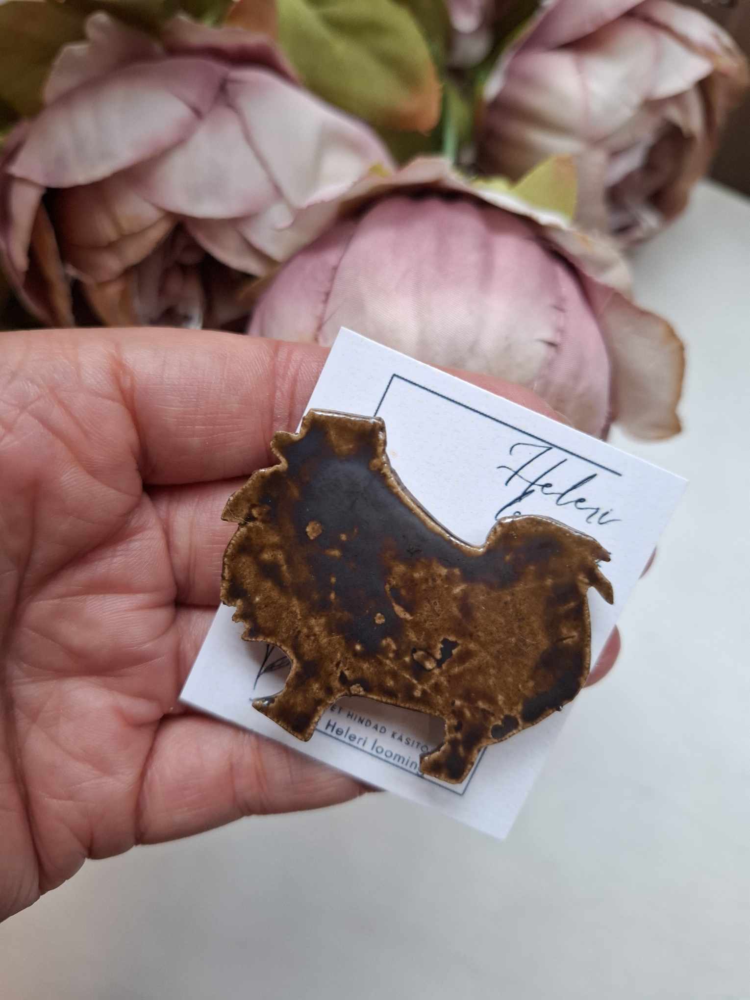 Kaunis keraamiline pross "Pomerjan"