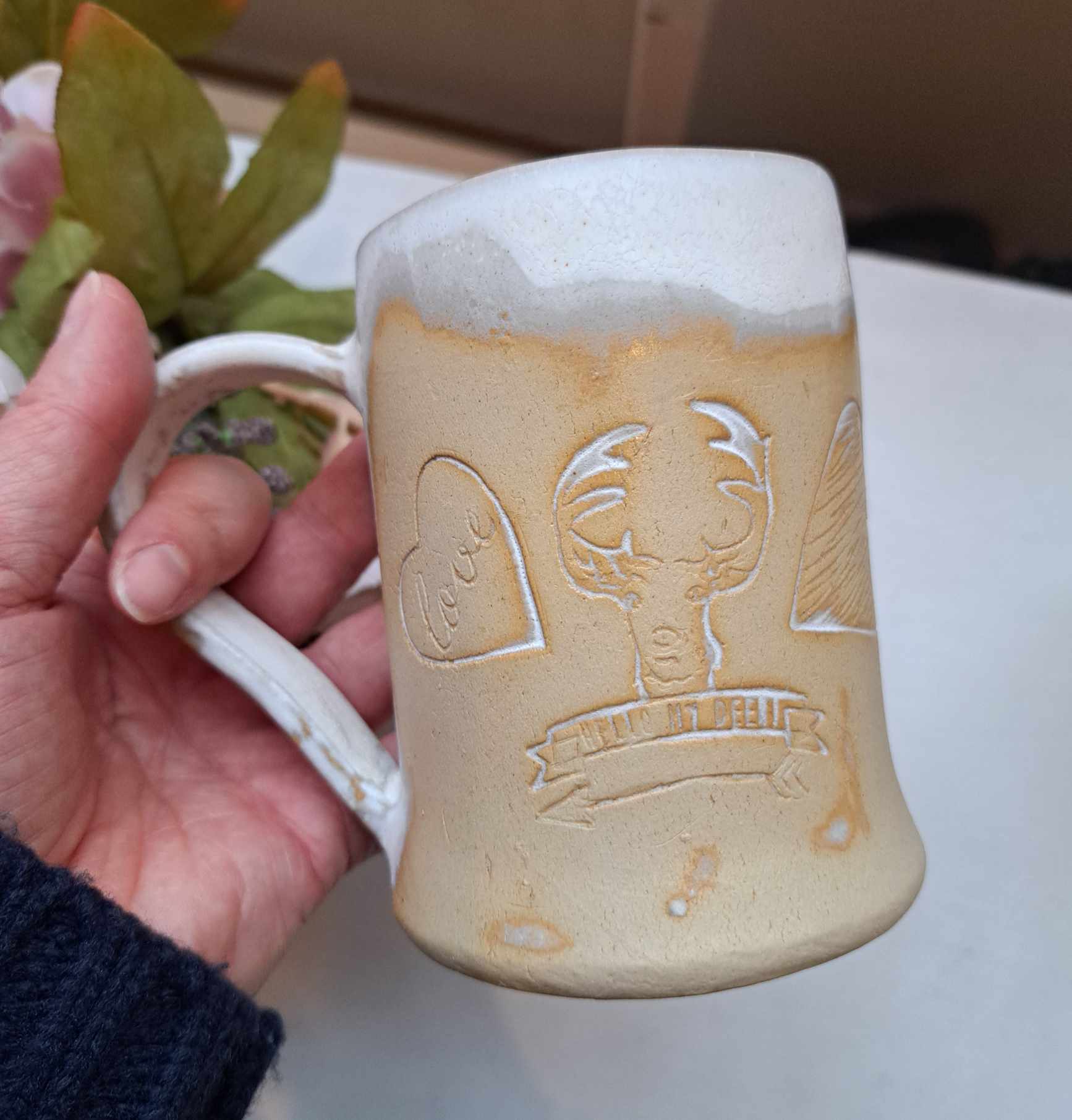 Vahva keraamiline kruus "Hello my deer"