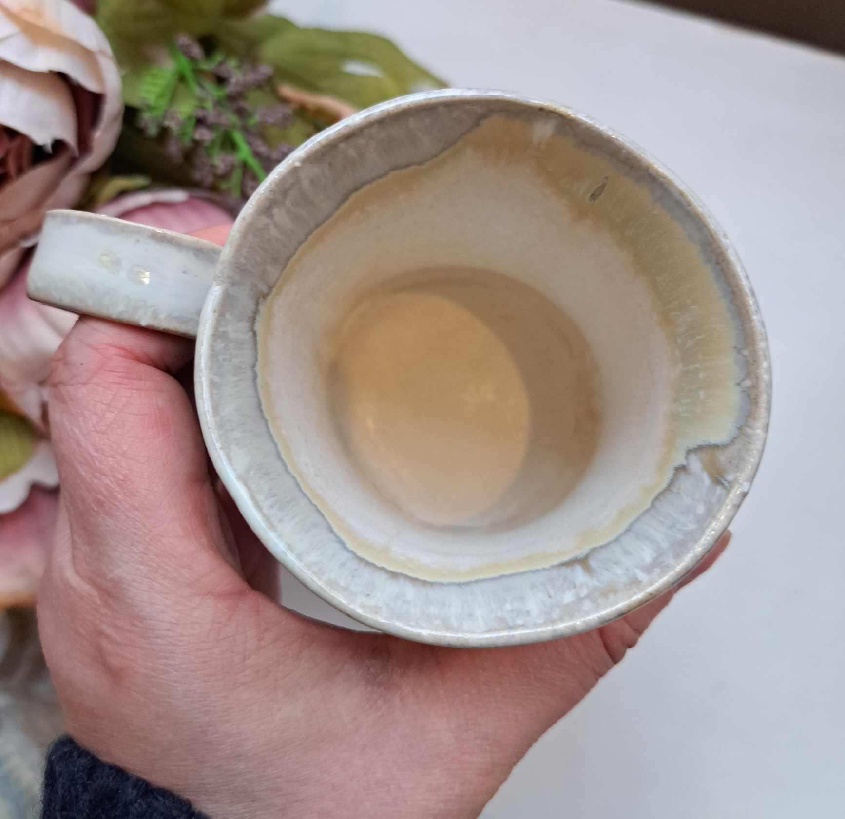 Kaunis keraamiline kruus "Roos"