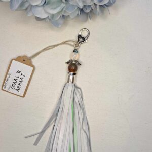 Helkiv ripats poolvääriskiviga, opaal ja ahhaat