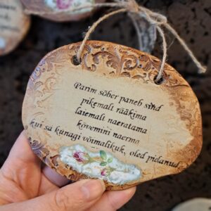 Keraamiline Silt "Parim sõber..."