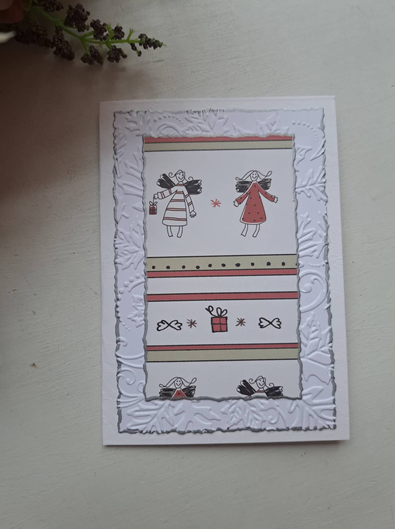 Jõulukaart "Inglikesed"