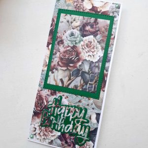 Õnnitluskaart "Happy birthday"