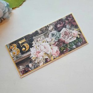 Õnnitluskaart rahataskuga "35"