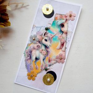Õnnitluskaart "Ükssarvikud