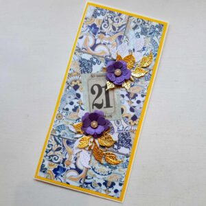 Õnnitluskaart "21"