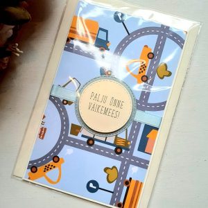 Õnnitluskaart "Palju õnne väikemees!"