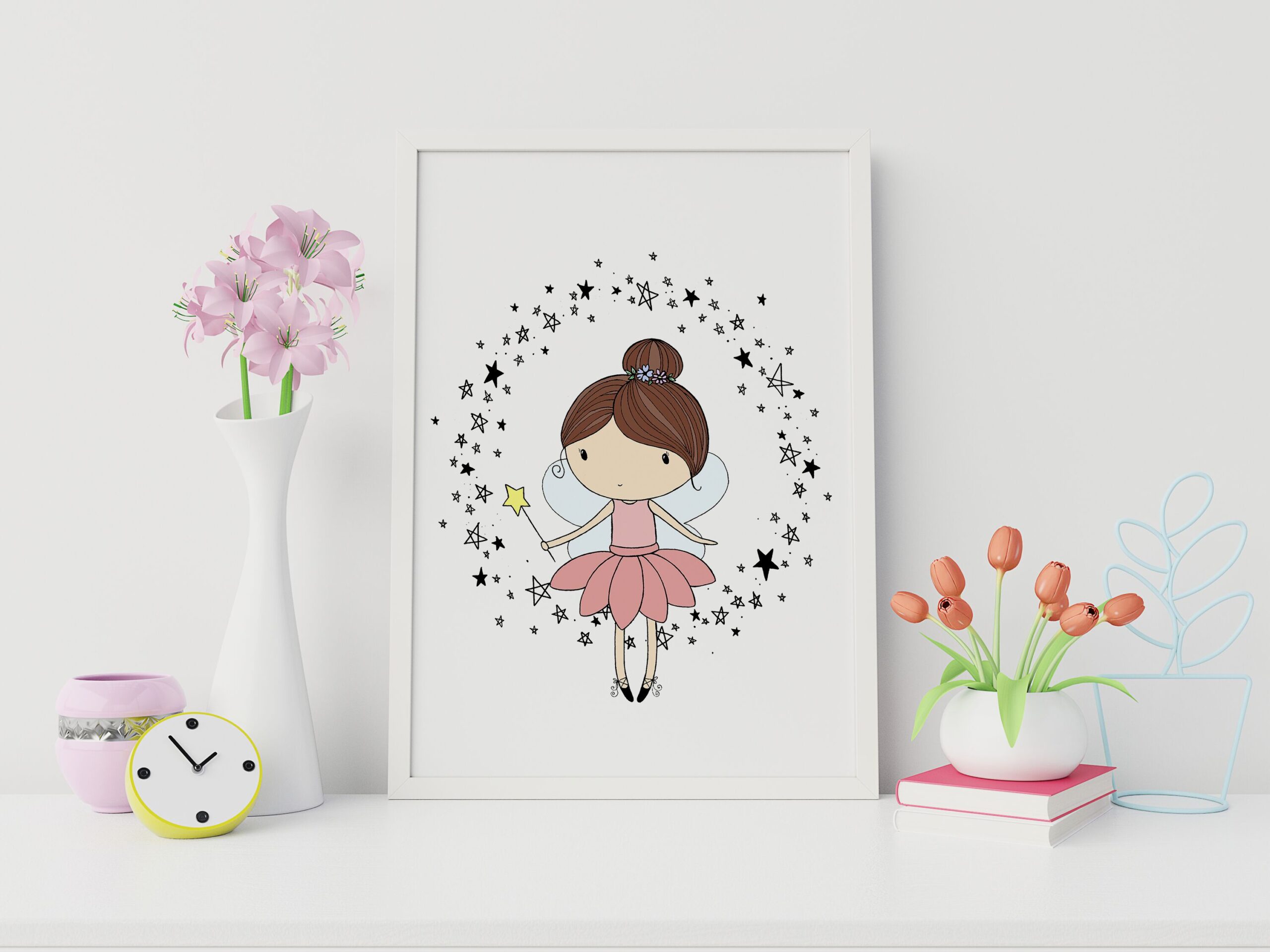 Poster "Brünett printsess"