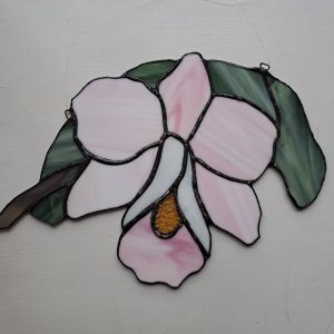 Kaunis tiffany vitraaž "Orhidee"