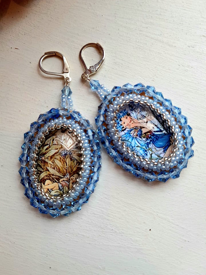 Kõrvarõngad "Sinine haldjas"