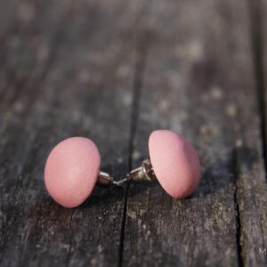 Portselanist kõrvarõngad, roosa