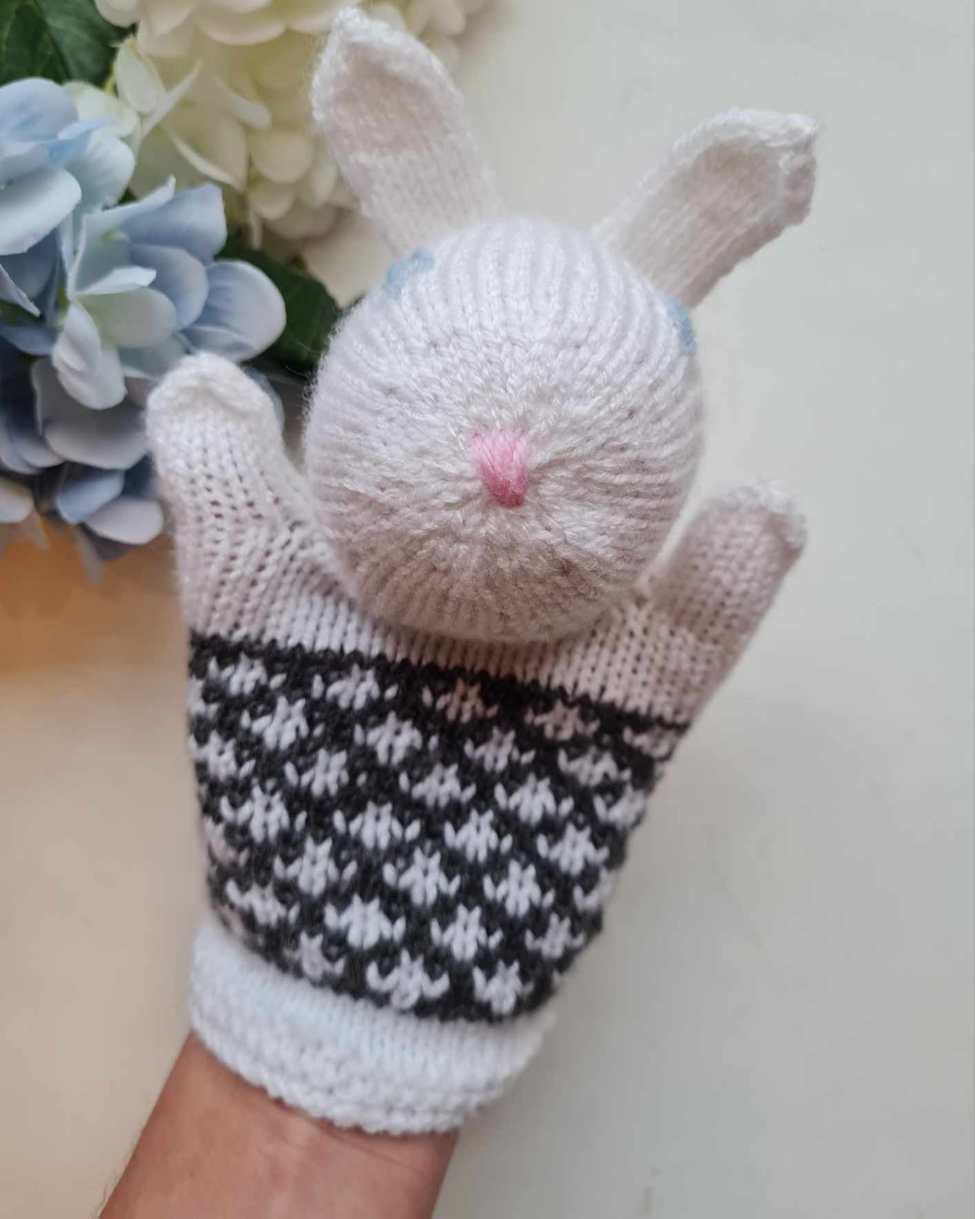 Kootud käpiknukk "Jänes"