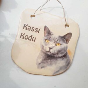 Keraamiline Silt "Kassi kodu"