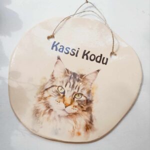 Keraamiline Silt "Kassi kodu"