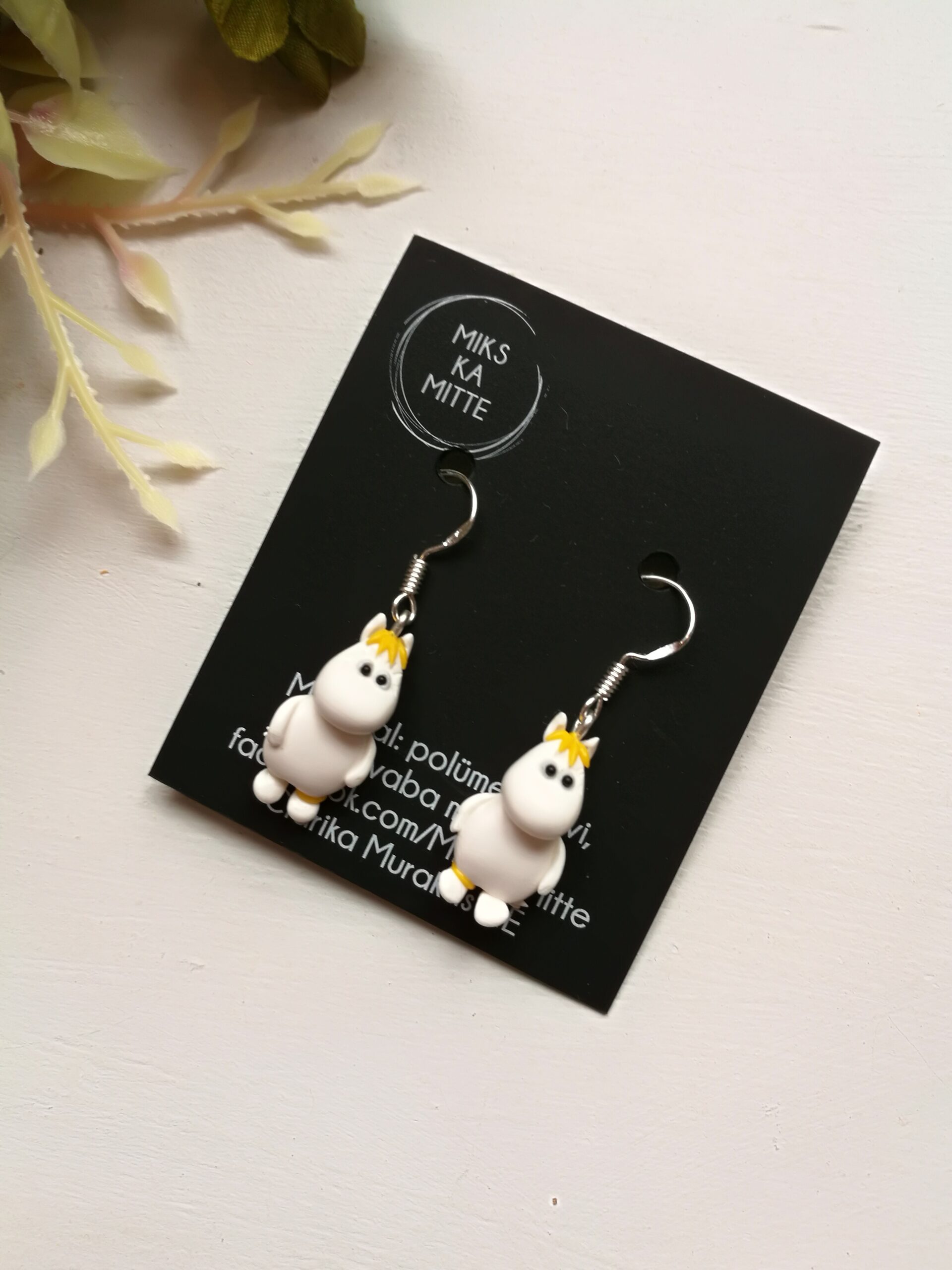 Kõrvarõngad muumidest "Piripiiga"