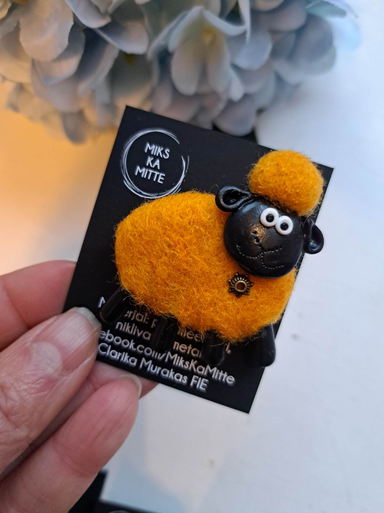 Oranži kasukaga lambapross
