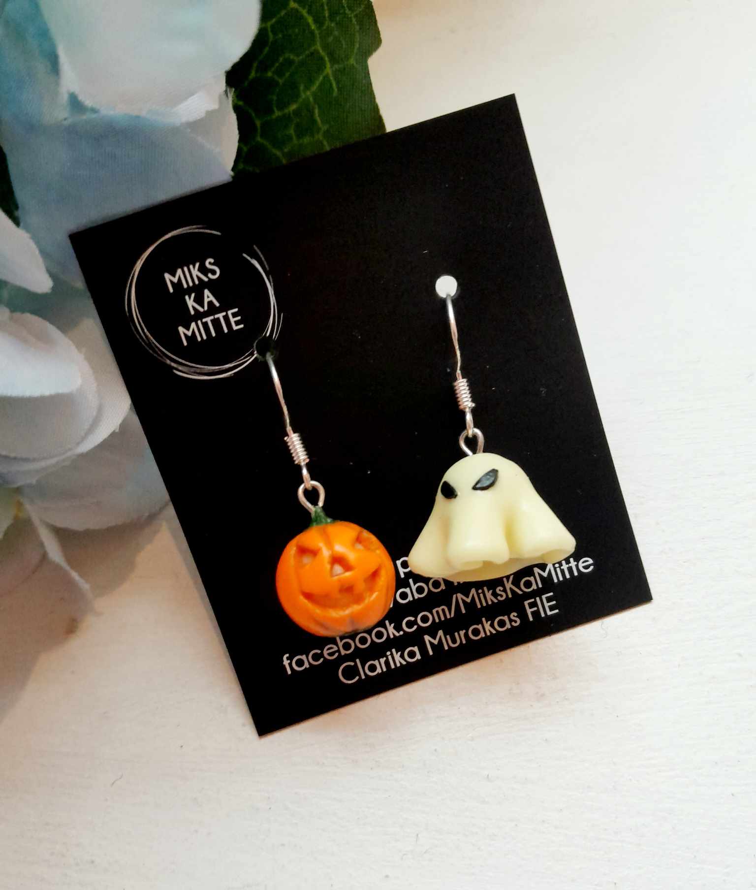 Kõrvarõngad "Kõrvits ja helendav kummitus"