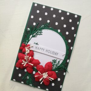 Jõulukaart "Happy Holiday"