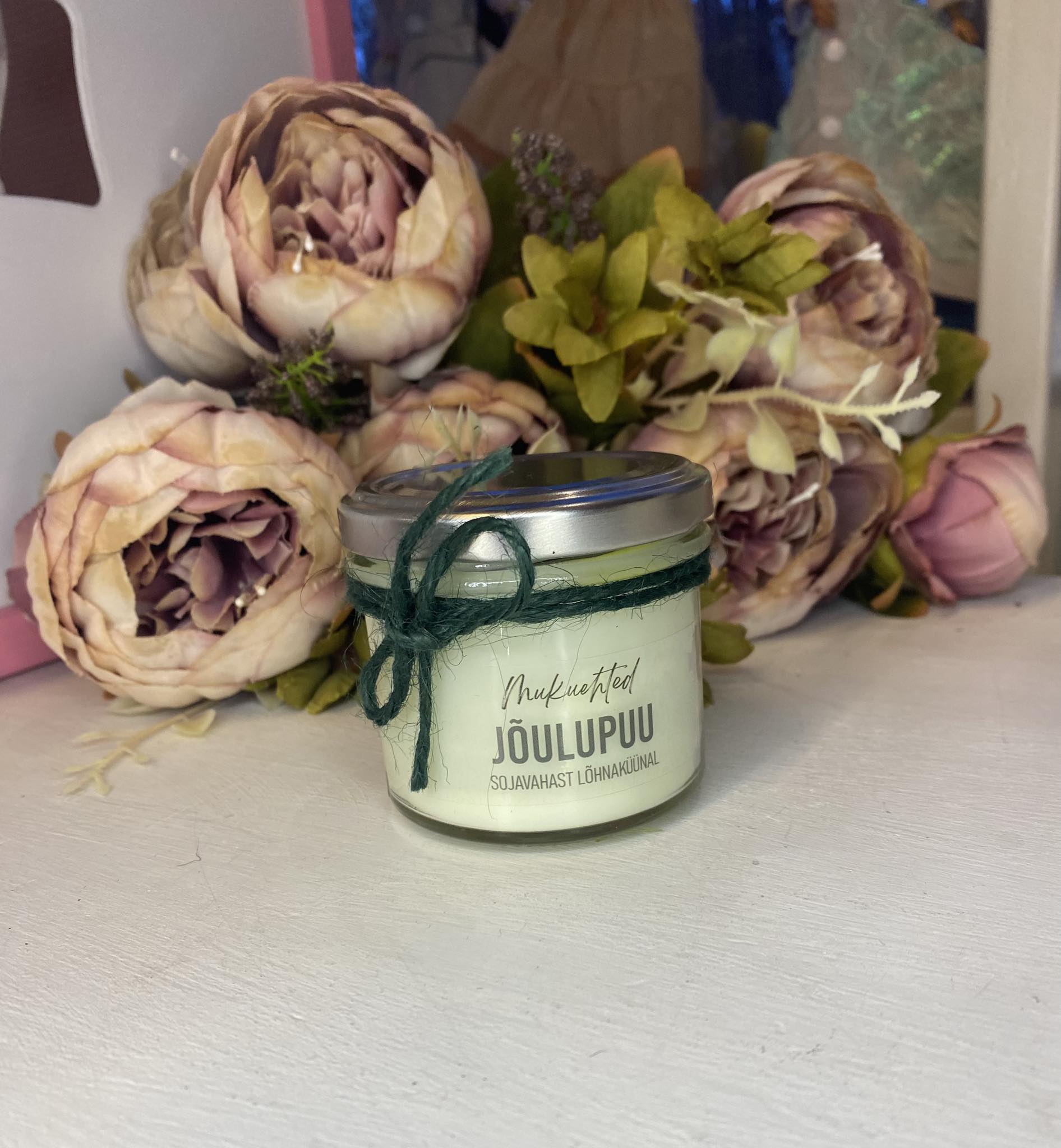 Sojavahast lõhnaküünal "Jõulupuu", väike