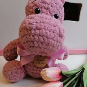 Mõnusalt pehme roosa jõehobu