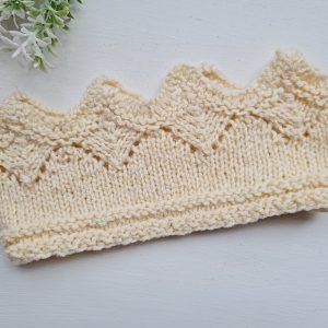 Kootud armas kroon beebile, 3-6k