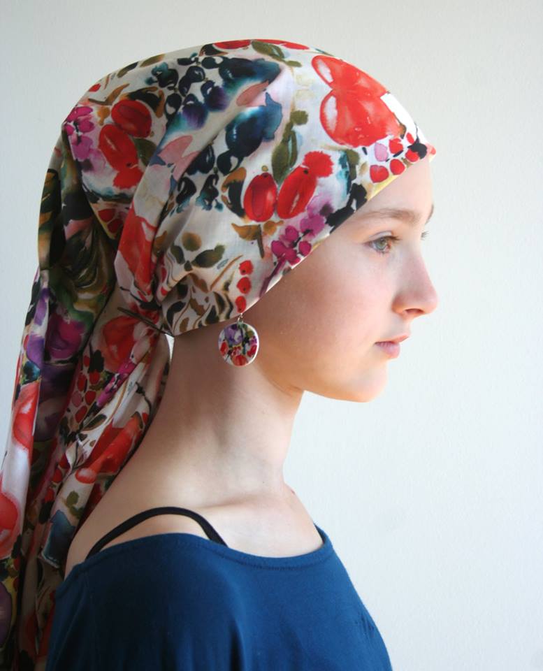 Puuvillane rätik "Sügisviljad" 100x100 cm